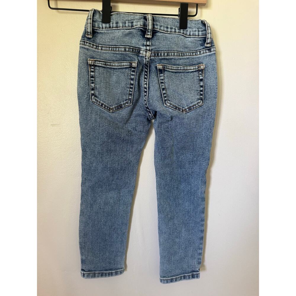 Gap Kids Stretch Skinny Jeans Girls Size 5 Regular Light Wash Denim - Picture 10 of 10